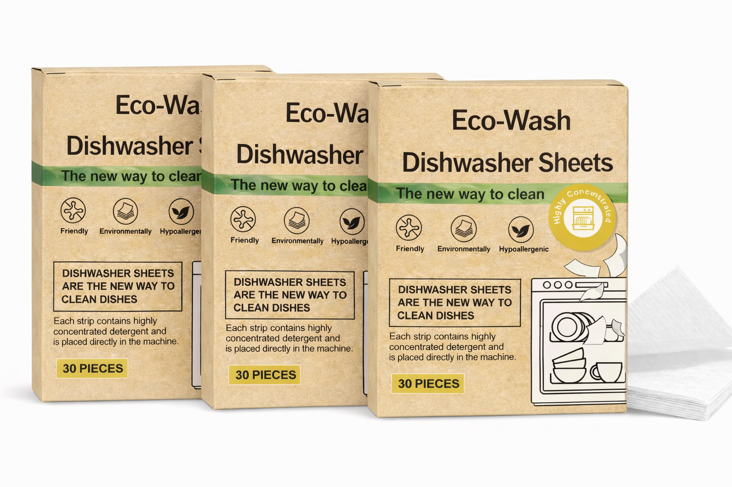 Dishwasher Cleaning Sheets