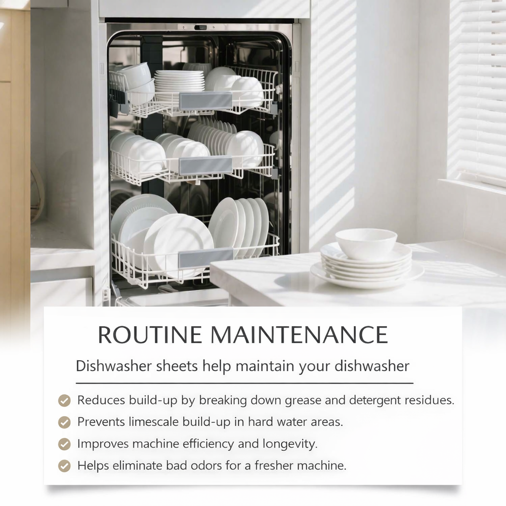 Dishwasher Cleaning Sheets