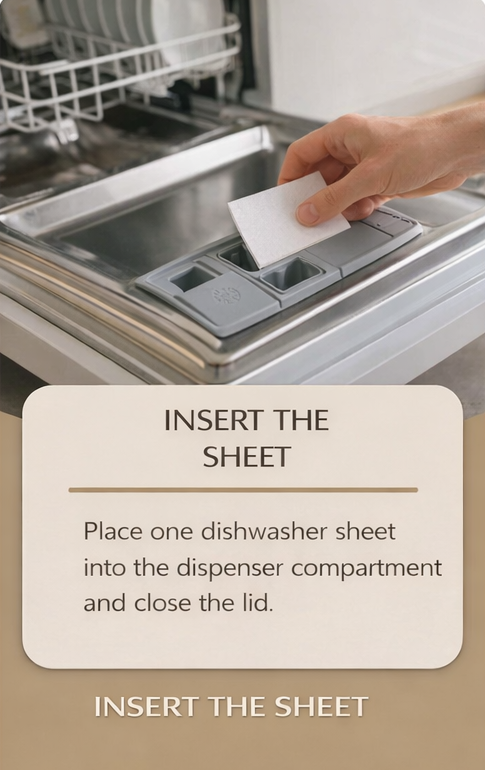 Dishwasher Cleaning Sheets